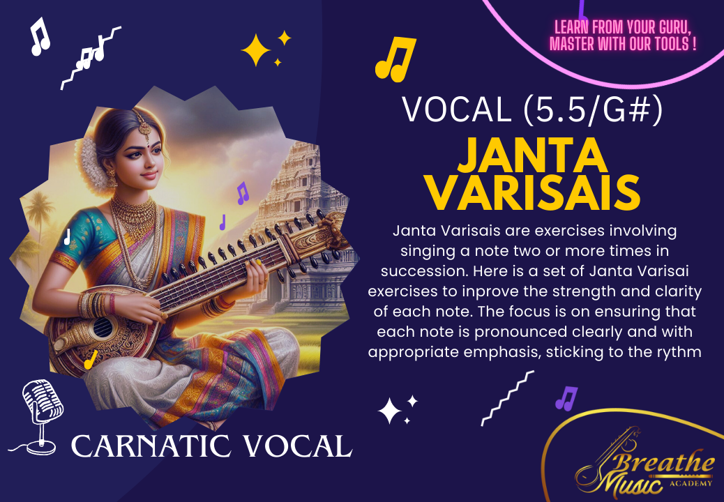 VOCAL (5.5/G#) - Level 02 - Janta Varisais